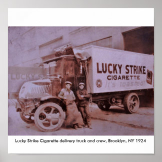 LS Truck Print Copy, Lucky Strike Cigarette del...