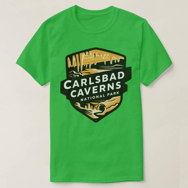 lsbad Caverns National Park Cave  1 T-Shirt (Design Front)