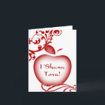 L'Shana Tova : floral apple Holiday Card<br><div class="desc"></div>
