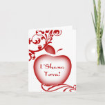 L'Shana Tova : floral apple Holiday Card<br><div class="desc"></div>