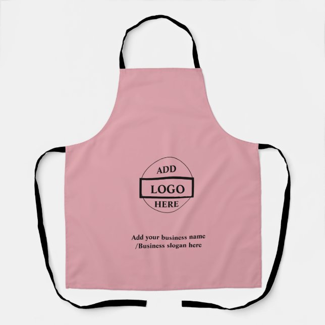 LSimple elegant custom logo here company    Apron (Front)
