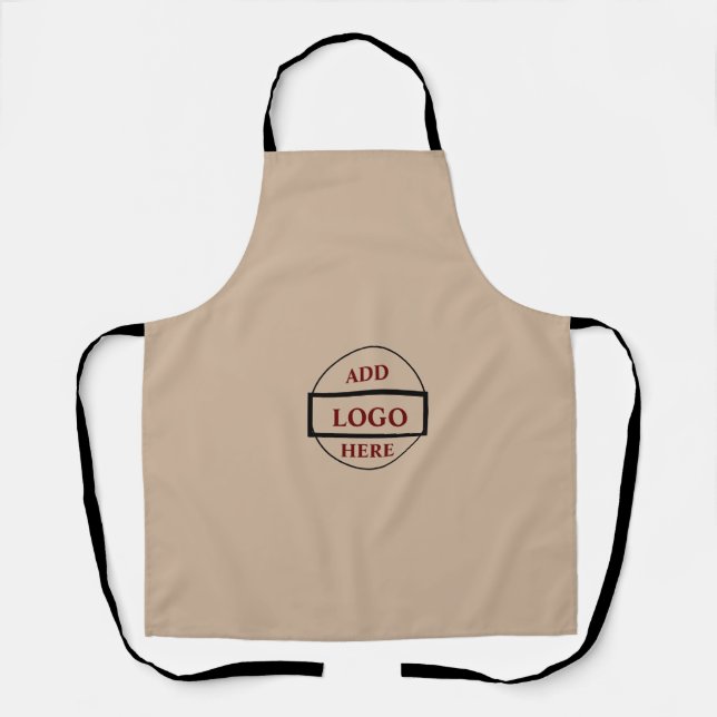 LSimple elegant custom logo here company    Apron (Front)