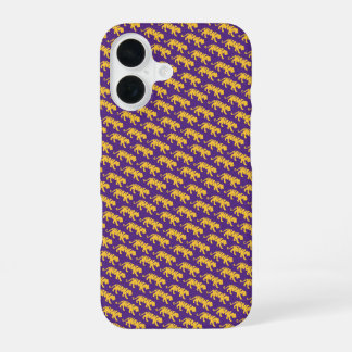 LSU Tigers iPhone 16 Case - Purple & Gold Case