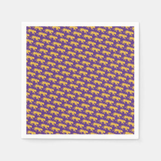 LSU Tigers Party Napkins - Tiger Print LSU Party