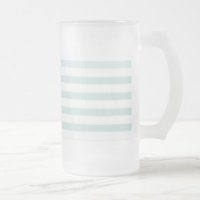 Lt. Blue and White Horizontal Stripe