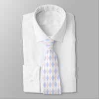 Lt Blue, Lt Pink, Wht Harlequin Diamond Pattern