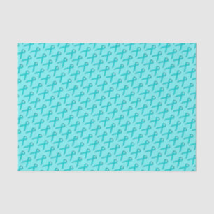 Lt Blue/Teal Standard Ribbon by Kenneth Yoncich Tissue Paper