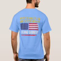 (Lt Blue) US Flag / Music's Loud & Steps Run Free