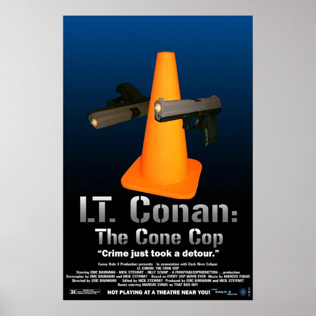 Lt. Conan: The Cone Cop Movie Poster (Front)