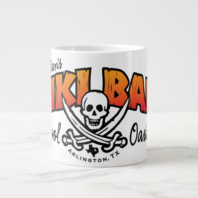 Lt. Dan's Tiki Bar & Pool Oasis Large Coffee Mug (Front)