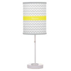 Lt Grey Wht Chevron Yellow Name Monogram