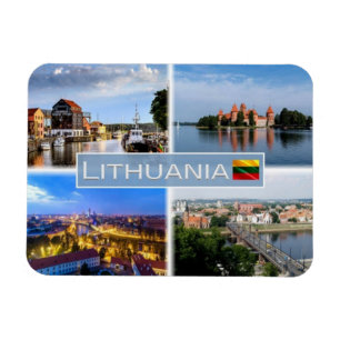 LT Lithuania - Klaipeda - Trakai Island - Magnet