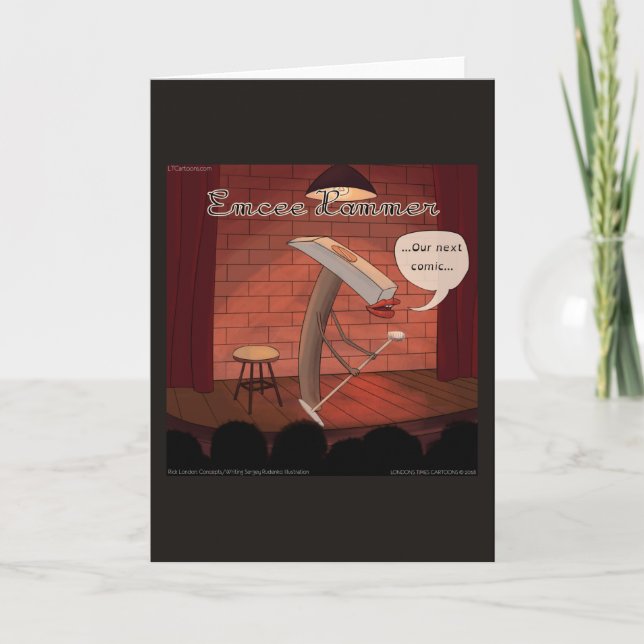 LTCartoons Tools For Comedians Funny Card (Front)