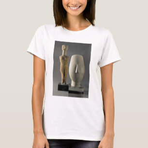 (Lto R) Figurine with crossed arms, Cycladic; head T-Shirt