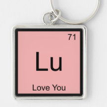 Lu - Love You Funny Chemistry Element Symbol Tee