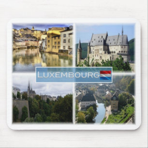 LU Luxembourg - Alzette - Mouse Mat