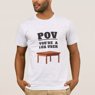 Lua table T-Shirt