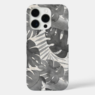 Luana Watercolor Tropical Neutral Leaves iPhone 16 Pro Case
