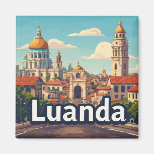 Luanda Angola Travel Gift For Visitors 🗺️ Magnet