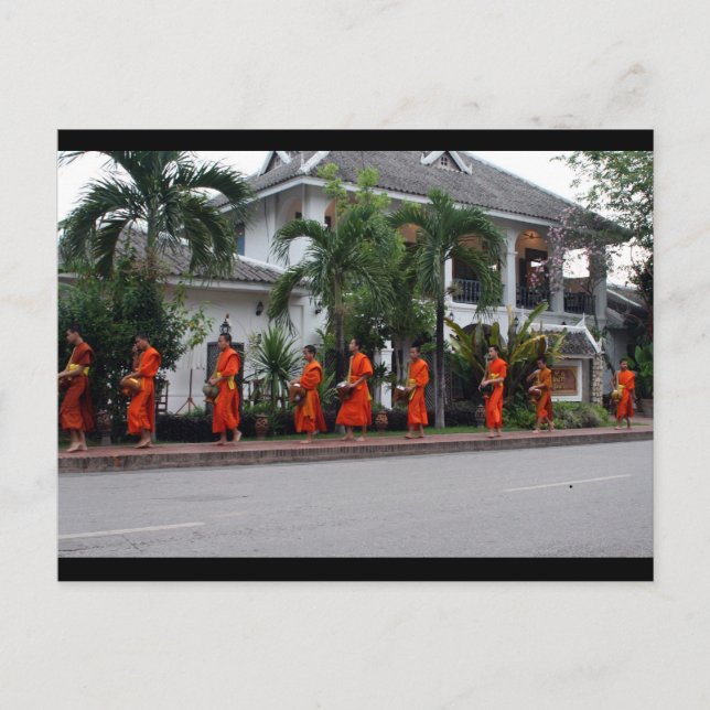 luang alms postcard (Front)