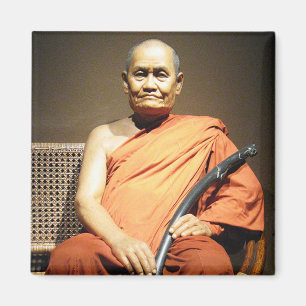 Luang Poo Cha Subhaddho ... Buddhist Monk Magnet