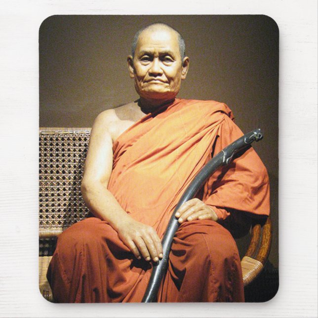 Luang Poo Cha Subhaddho ... Buddhist Monk Mouse Mat (Front)
