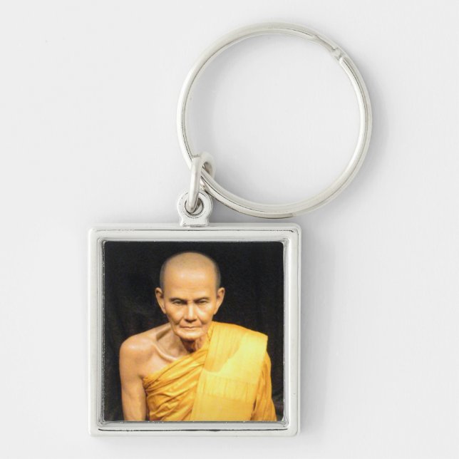Luang Poo Mun Bhuridatto ... Buddhist Monk Key Ring (Front)