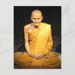 Luang Poo Mun Bhuridatto ... Buddhist Monk Postcard