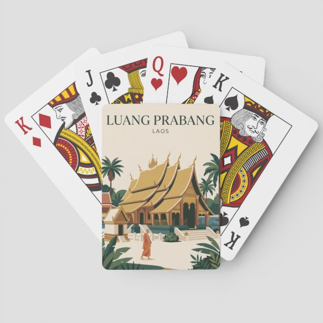 Luang Prabang Laos Playing Cards (Back)