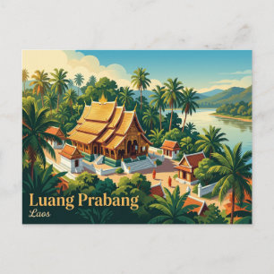 Luang Prabang Laos Postcard