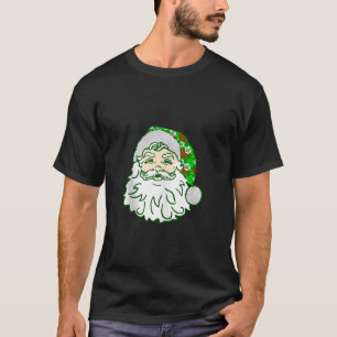 Luau Christmas Hawaiian Santa Claus Hawaii Xmas Ju T-Shirt