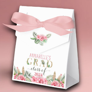 Luau Graduation Class Of 2024 Floral Favour Box