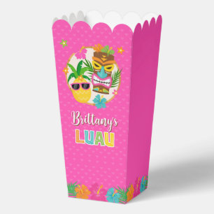 Luau Hawaiian Tropical Birthday Favour Box