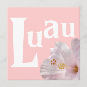 Luau Invitation