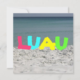Luau Invitation