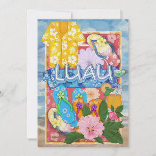 Luau Invitation by SRF