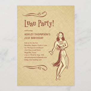 Luau Invitations