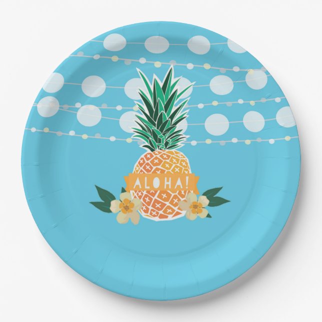 Luau Party Plates (Front)