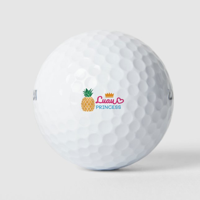 Luau Princess Golf Balls (Front)