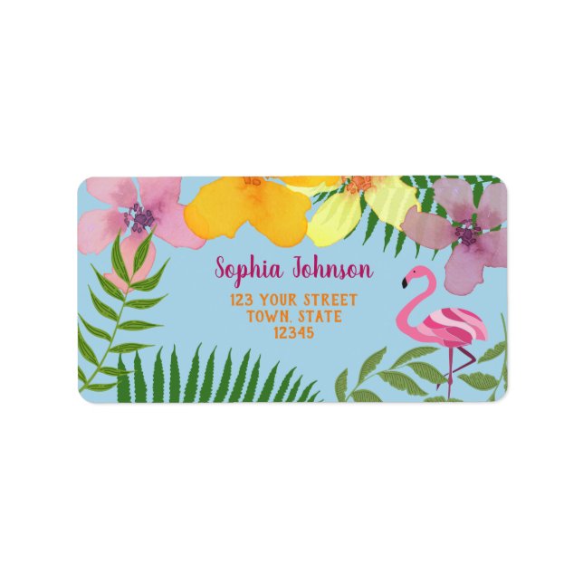 Luau Return Address Label (Front)