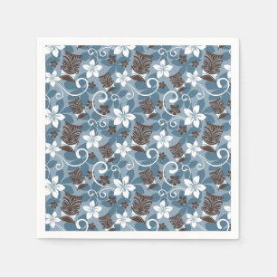 LUAU TIKI DESIGN (BLUE) NAPKIN