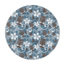 LUAU TIKI PATTERN (BLUE)