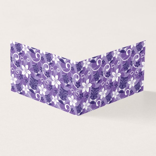 LUAU TIKI PATTERN (PURPLE) (Outside)