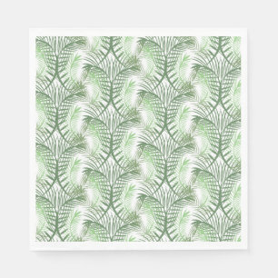 Luau Tropical Palm Leaves Napkin