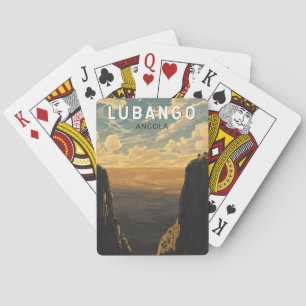 Lubango Angola Travel Art Vintage Playing Cards