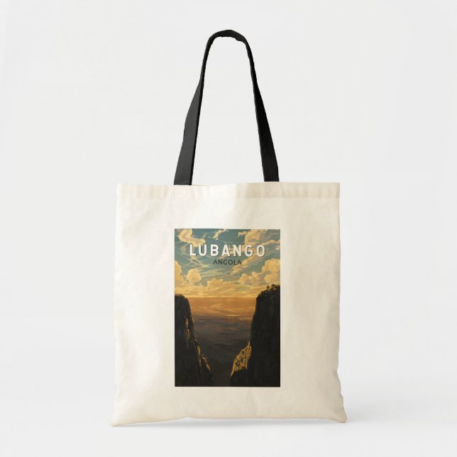 Lubango Angola Travel Art Vintage Tote Bag (Front)