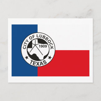 Lubbock Flag Postcard