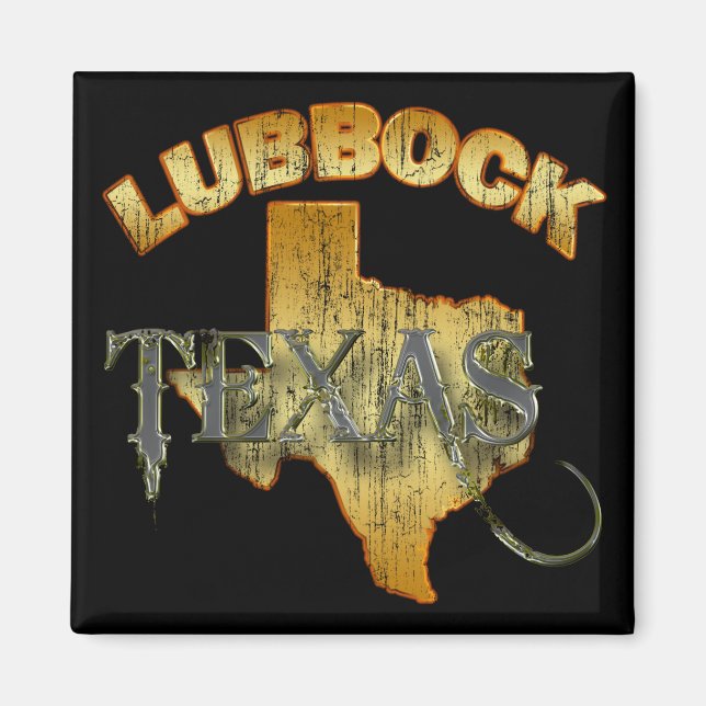 LUBBOCK, TEXAS MAGNET (Front)