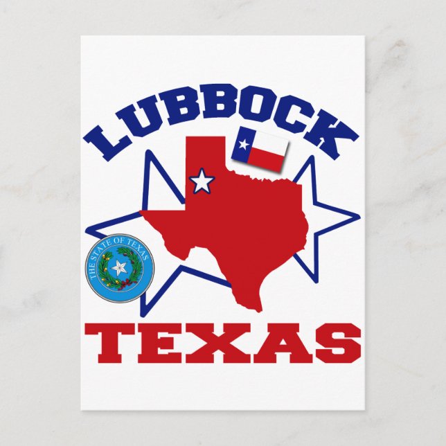 Lubbock, Texas Postcard (Front)