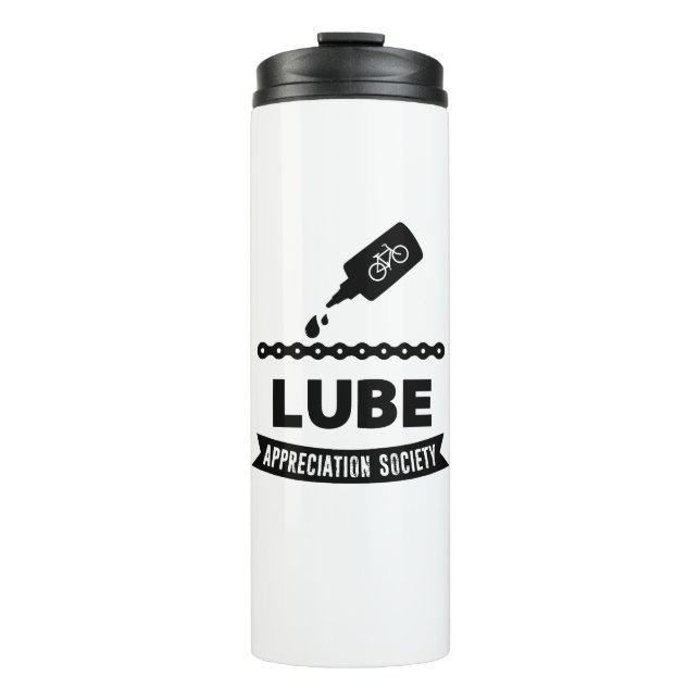 Lube Appreciation Society Cycling Thermal Tumbler (Front)